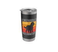 A Sheepadoodle’s Nose Knows Best Sheepadoodle Stainless Steel Insulated Tumbler