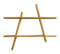 A-Shelf Shelf Medium 52x9x46 Smoked Oiled Ash