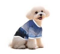 A Shimmering Bay Dog T-Shirt Clothes Apparel Puppy Vest Pet and Elastic Tank Top Clothing, Dogs Cats Pullovers Cute Breathable Soft Small
