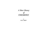 A Short History of Chemistry (Science Study)