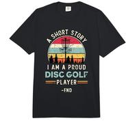 A Short Story I Am A Proud Frisbee Golf Disc Golf Player Comfort Colors Adult Heavyweight T-Shirt