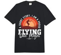 A Short Story I Am A Proud Frisbee Player Flying Disc Player Comfort Colors Adult Heavyweight T-Shirt