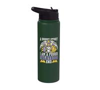 A Short Story I Am A Proud Nordic Viking Warrior Valkyries Stainless Steel Insulated Water Bottle