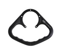 A-SIDER Black Edition Tank Handle Grip 5 Screws Black Kawasaki, black