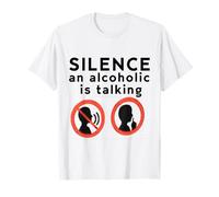 A Silence A Schizo is Talking Funny Meme Sigma Design T-Shirt