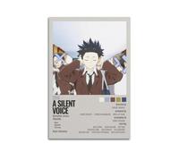 A Silent Voice Poster Room Decor Aesthetic Poster Artistic Poster for Bedroom Living Room Walls 12x18inch(30x45cm) Unframe-Style