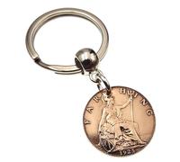 A Silver Dream 1925 Farthing Coin Keyring
