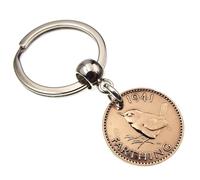 A Silver Dream 1941 Farthing British Coin Keyring