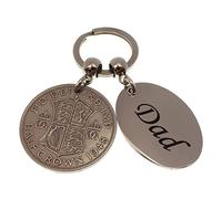 A Silver Dream 1948 DAD Half Crown British Coin Keyring