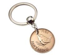 A Silver Dream 1951 Farthing Coin Keyring