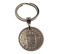 A Silver Dream 1954 English Shilling Coin Keyring