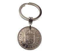 A Silver Dream 1958 English Shilling Coin Keyring