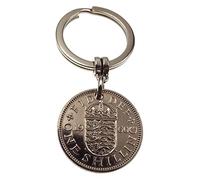 A Silver Dream 1960 English Shilling Coin Keyring