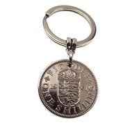 A Silver Dream 1961 English Shilling Coin Keyring
