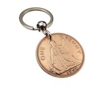A Silver Dream 1962 Penny Coin Keyring