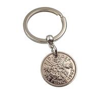 A Silver Dream 1962 Sixpence Coin Keyring