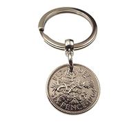 A Silver Dream 1964 Sixpence Coin Keyring
