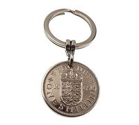 A Silver Dream 1965 English Shilling Coin Keyring 60th Birthday