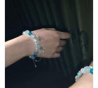 (A) Simple Alloy Till The End Of The Moon Chinese Jewelry Tassel Chain Women Bracelet Beads Pendant