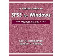 A Simple Guide to SPSS for Windows: Version 8.0, 9.0 and 10.0