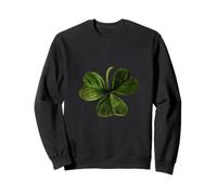 A Single Three-Leaf Clover Cut Out Sweatshirt