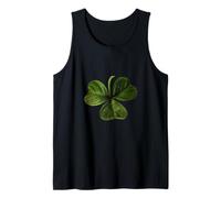 A Single Three-Leaf Clover Cut Out Tank Top