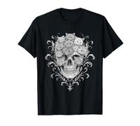 A Skull But It's Cats Kitty Skeleton Halloween Cat Skull T-Shirt