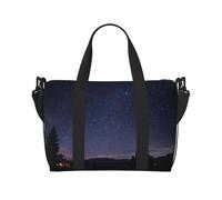 A sky full of stars Printed Tote Travel Bag With Adjustable Shoulder Strap Suitable For Travel And Sports