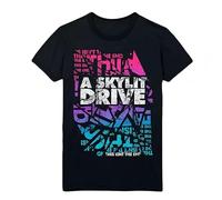 A SKYLIT Drive Band Cotton Black Full Size Men Women Tee Shirt Black S