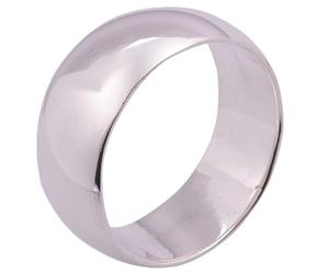 A sleek, well-balanced Thai ring with a substantial weight. Its large size makes it eye-catching and beautiful, sure to please the recipient. Unique and elegant 8 to14 (11)
