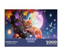 A Sleeping Little Fox Jigsaw Puzzles for Adults Interesting Puzzle Game 1000 Pieces Educational Games for Adults Gifts 38x26cm/1000pcs