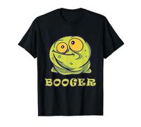 A slimy green picker- popping in the nose to get a booger T-Shirt