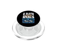 A Sloth Does More Work Than My Pancreas Diabetes Diabetic PopSockets PopGrip for MagSafe