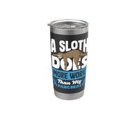 A Sloth Does More Work Than My Pancreas Diabetes Diabetic Stainless Steel Insulated Tumbler