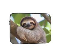 A Sloth On A Tree Branch Laptop Sleeve Bag 10 Inch, Waterproof Shockproof Laptop Case Bag Computer Skin Bags Lightweight Tablet Carrying Case