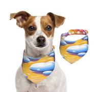A Small River in The Forest Dog Bandana for Small Medium Large Dogs, Cat Dogs Kerchief Triangle Bibs Scarf for Girl Or Boy