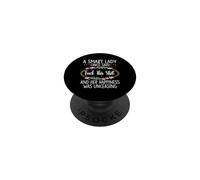 A Smart Lady Once Said Fck This Shit Sarcasm Sarcastic PopSockets Adhesive PopGrip
