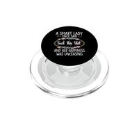 A Smart Lady Once Said Fck This Shit Sarcasm Sarcastic PopSockets PopGrip for MagSafe