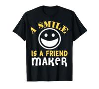 A Smile is A Friend Marker Value Graphic T-Shirt