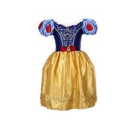 (#A Snow White Dress, 100cm/3-4Years) Kids Princess Girls Fancy Dress Rapunzel Belle Cinderella Outfits Sofia Cosplay