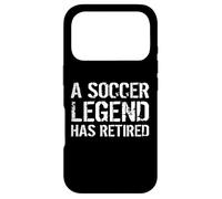 A Soccer Legend Has Retired Player Coach Manager Retiring Case for iPhone 17 Pro