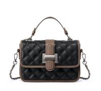 A sophisticated and stylish women's handbag with a quilted design that adds style -For Evening Events(Black)