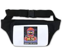 A Space Voyage 2001 Astronaut Movie Poster Art Waist Bag Fanny Pack White