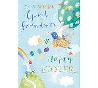 A Special Great-Grandson Hoppy Holidays Cute Easter Greeting Card EGHA0210