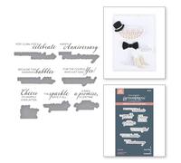 A Special Toast Sentiments BetterPress Plate & Die Set from The Happier Hour Collection