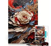 A Splatter of Paint Jigsaw Puzzles for Adults 1000 Piece Memory Fit Quality Print Home Game Santa Present (38x52cm)