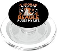 A Spoiled Rotten Beagle Rules My Life PopSockets PopGrip for MagSafe