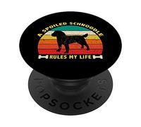 A Spoiled Schnoodle Rules My Life Schnoodle Owner PopSockets Swappable PopGrip