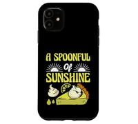 A Spoonful Of Sunshine Funny Key Lime Pie Quote Case for iPhone 11
