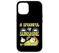 A Spoonful Of Sunshine Funny Key Lime Pie Quote Case for iPhone 12/12 Pro